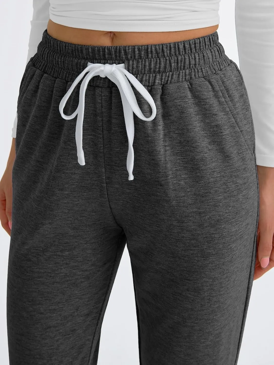 2025 Sweatpants Women Baggy Cinch Bottom Athletic Pants Straight Leg Joggers with Pocket Lounge Pajamas Soft Trousers