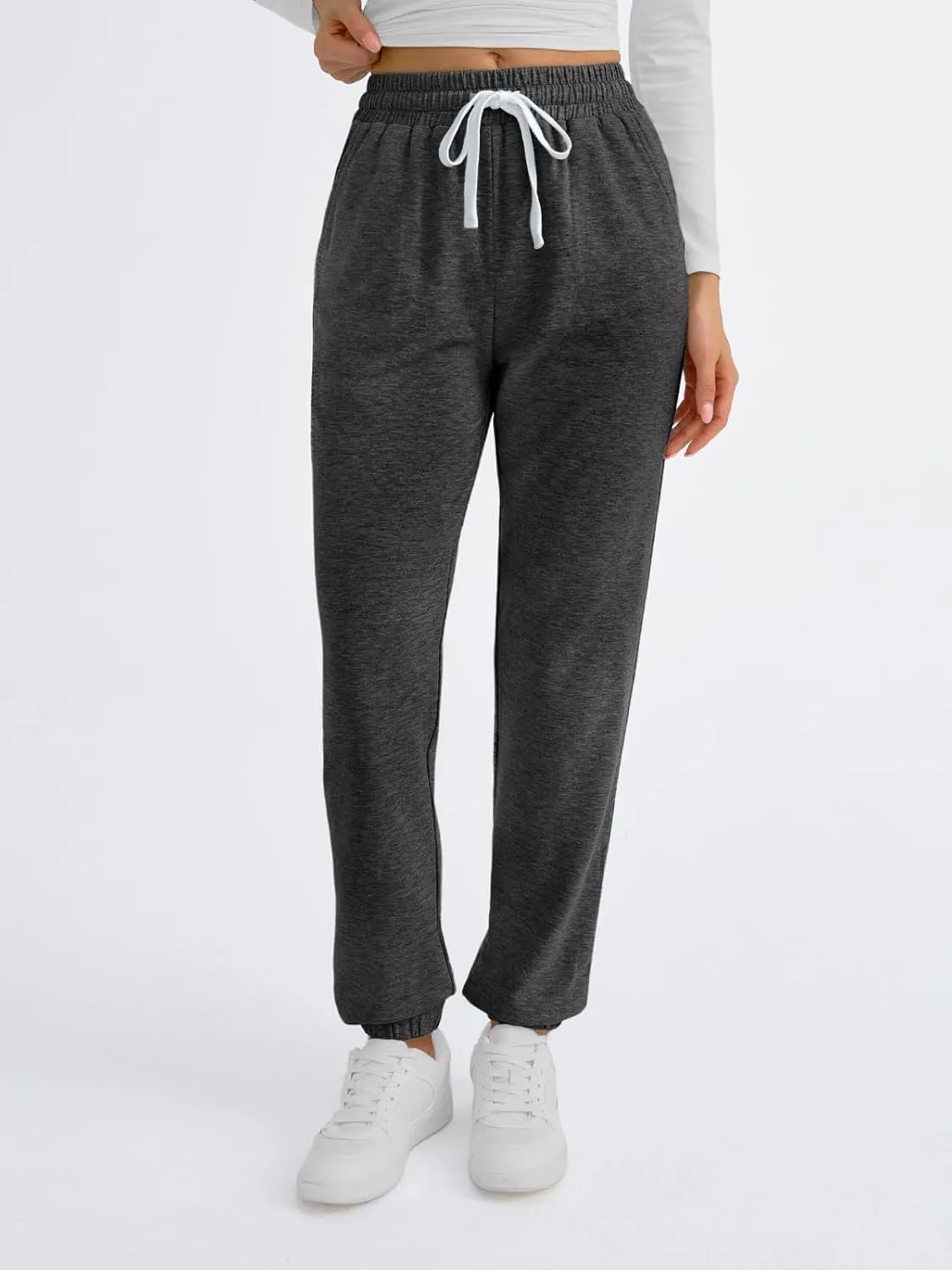 2025 Sweatpants Women Baggy Cinch Bottom Athletic Pants Straight Leg Joggers with Pocket Lounge Pajamas Soft Trousers