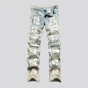 Boho stretchy jeans
 for men