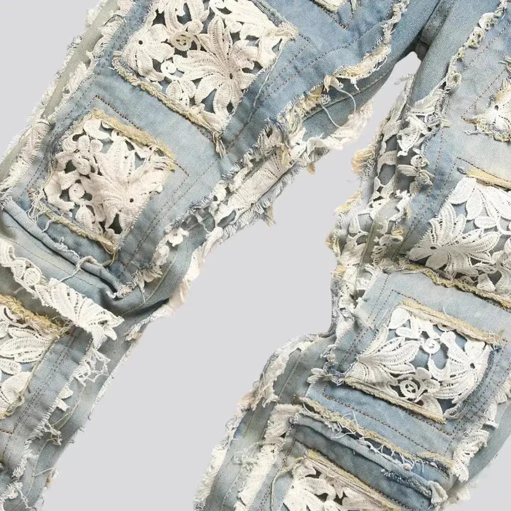 Boho stretchy jeans
 for men