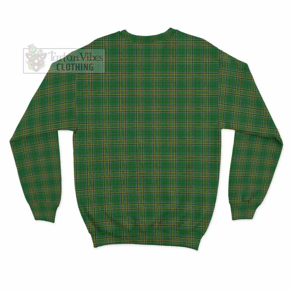 Butt Irish Clan Tartan Sweatshirt with Coat of Arms