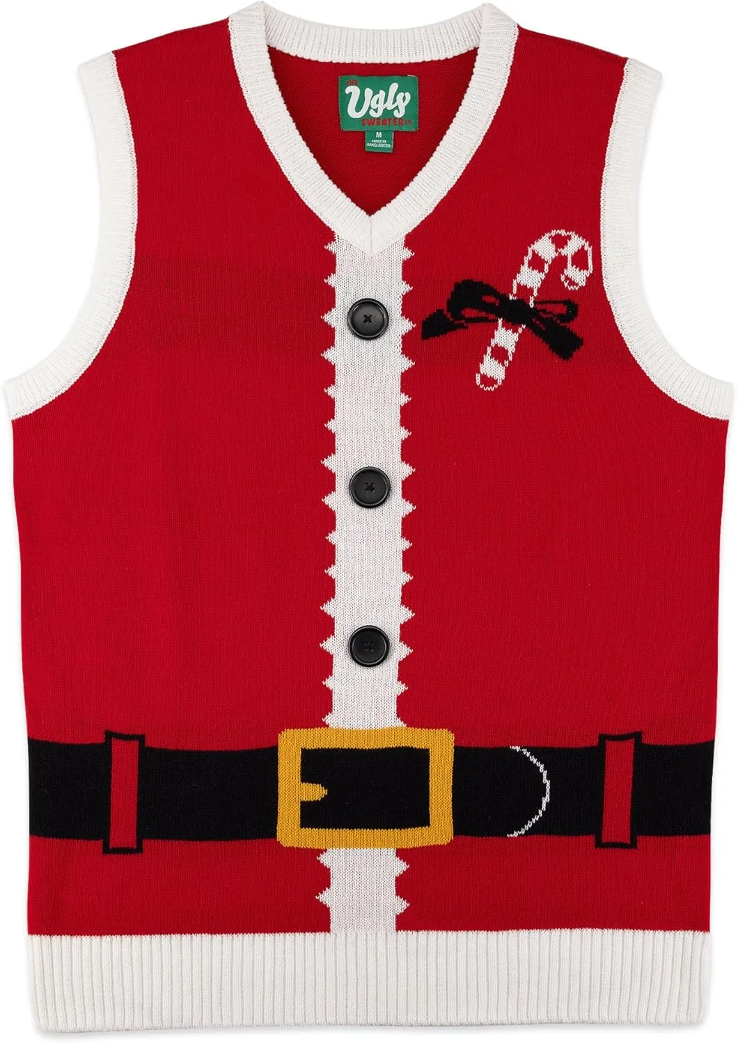 Christmas Sweater Vest - Tacky Holiday Designs to Stand Out - Snug Fit, Breathable Ugly Unisex Vest