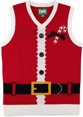 Christmas Sweater Vest - Tacky Holiday Designs to Stand Out - Snug Fit, Breathable Ugly Unisex Vest