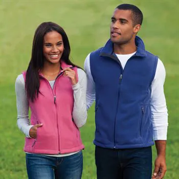 Christopher Newport University Fleece Vest - Embroidered Choice of Logo