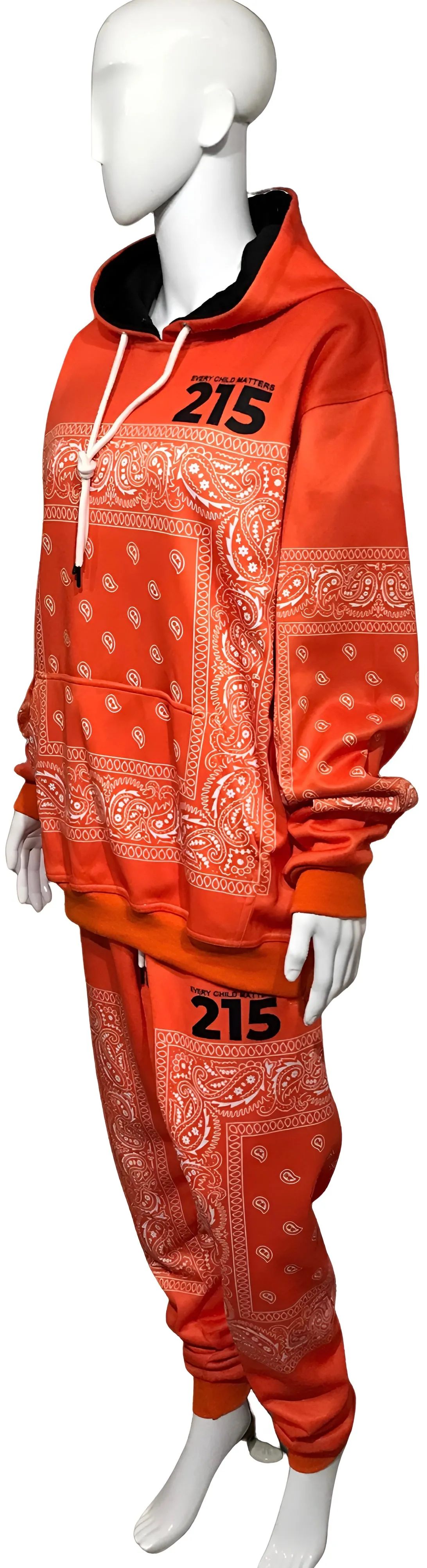 ^ECM^ ~ORANGE BANDANA~ JOGGER SWEATSUITS (FLEECY SOFT LINED)