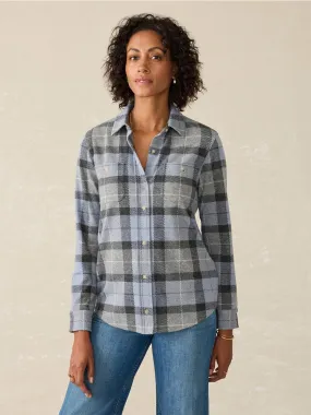 Faherty Brand Legend Sweater Shirt in True North Plaid