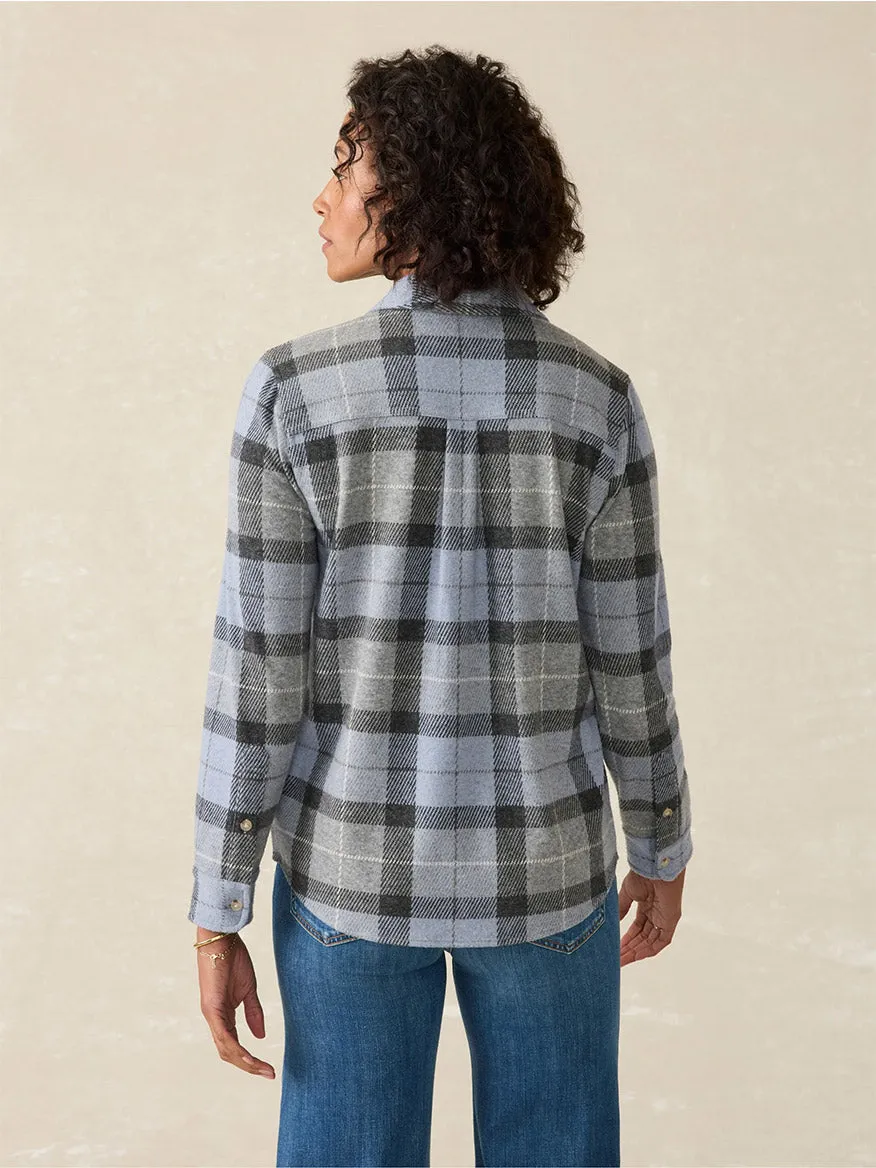 Faherty Brand Legend Sweater Shirt in True North Plaid