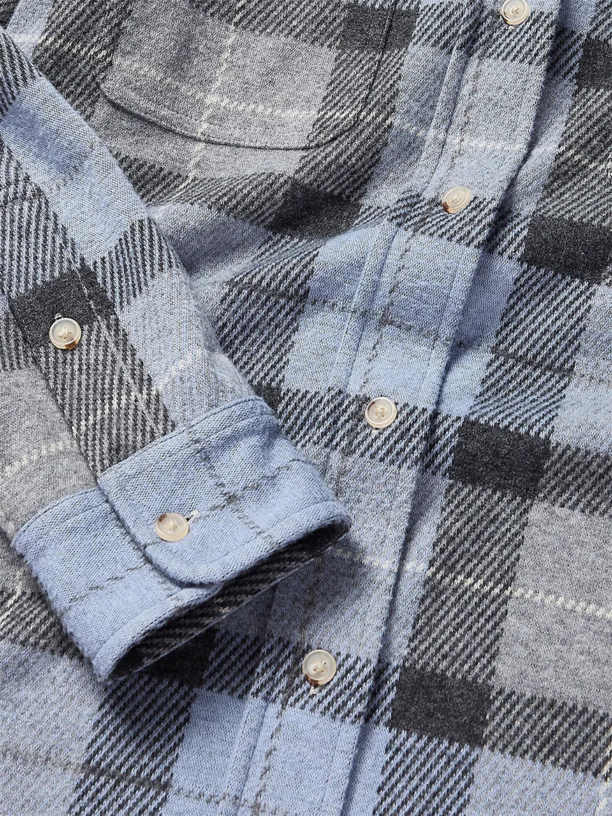 Faherty Brand Legend Sweater Shirt in True North Plaid