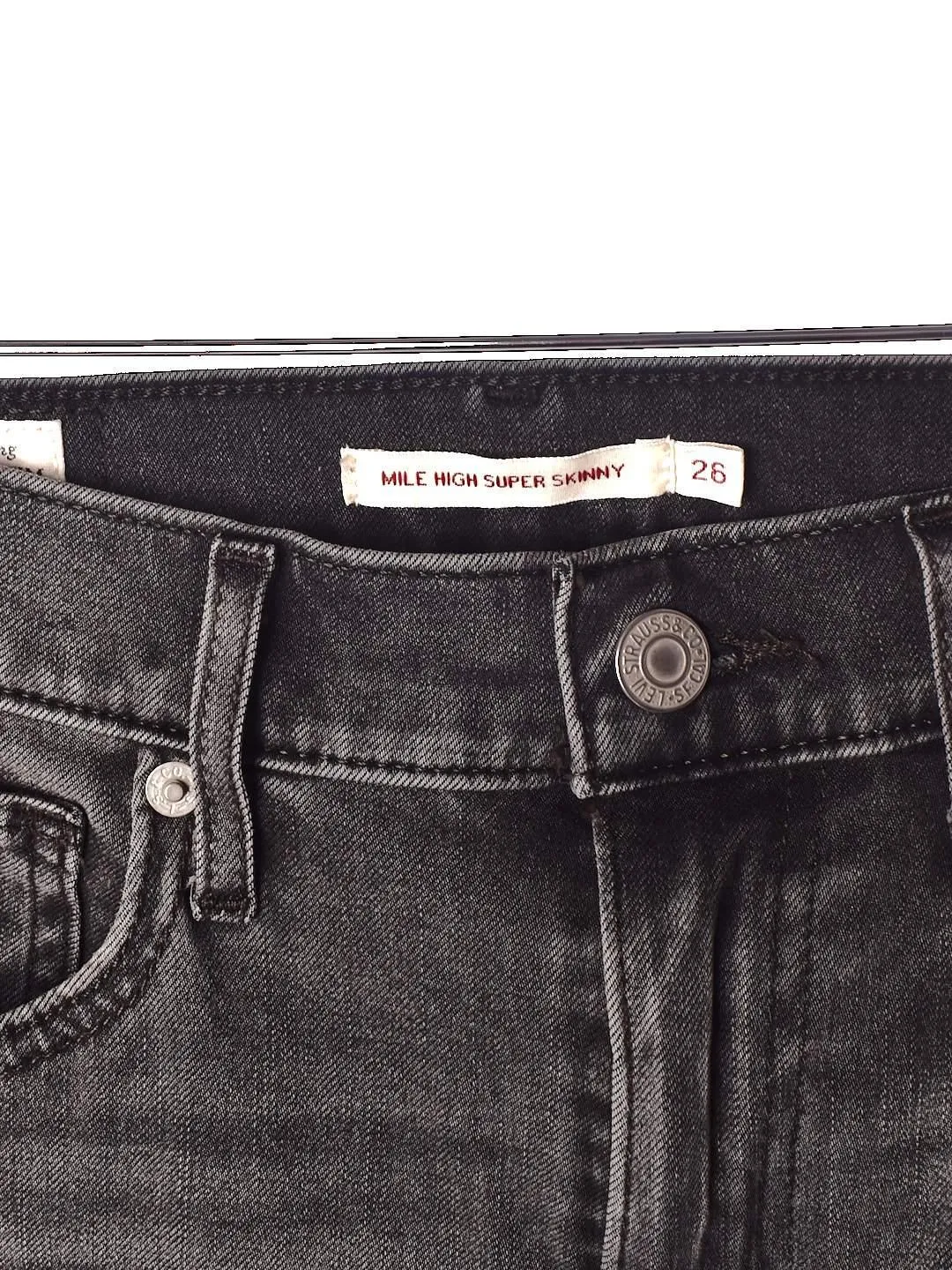 Fede grå stretchy jeans