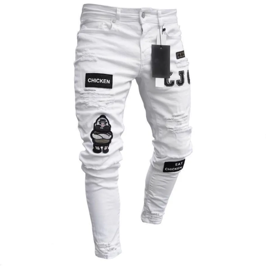 Knee hole zipper feet