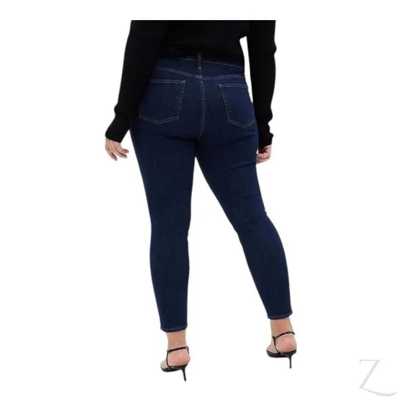 Ladies Super Strong Stretchy Skinny Denim Jeans | Plain | "Bobo"
