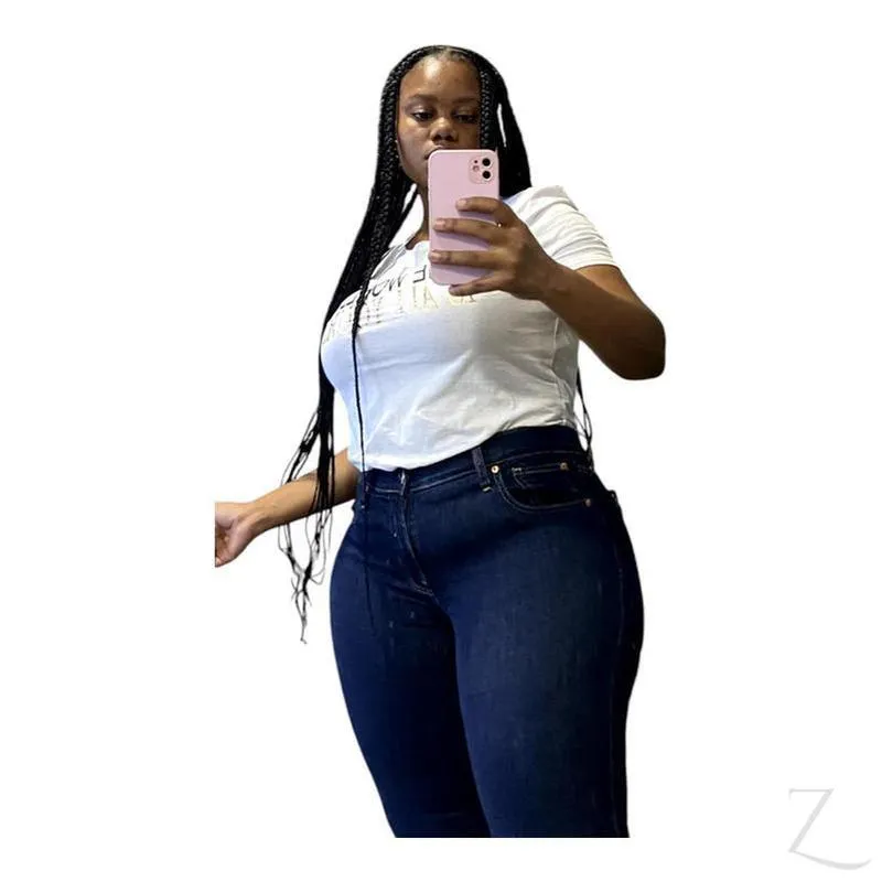 Ladies Super Strong Stretchy Skinny Denim Jeans | Plain | "Bobo"