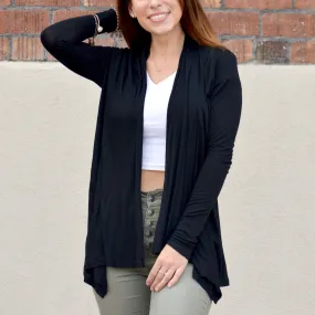 Lia Fall Cardigan - Black