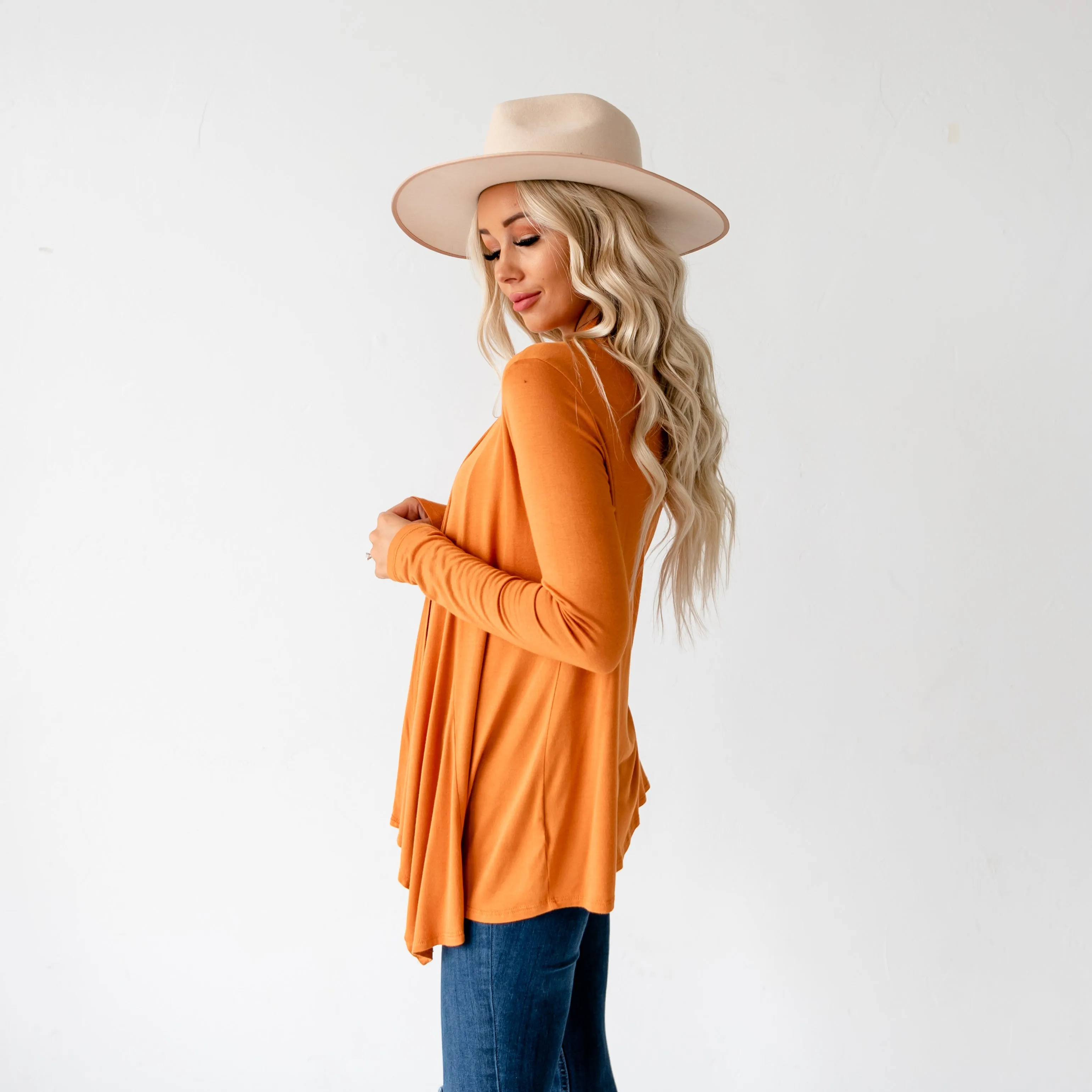 Lia Fall  Cardigan - Mustard