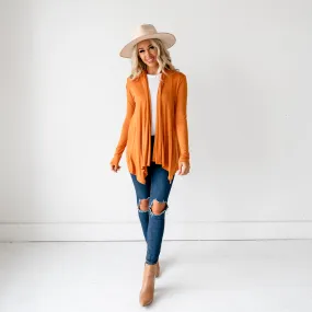 Lia Fall  Cardigan - Mustard