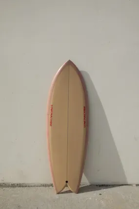 Love Machine | 5'3" Wills Fish I Tan/Abstract Surfboard