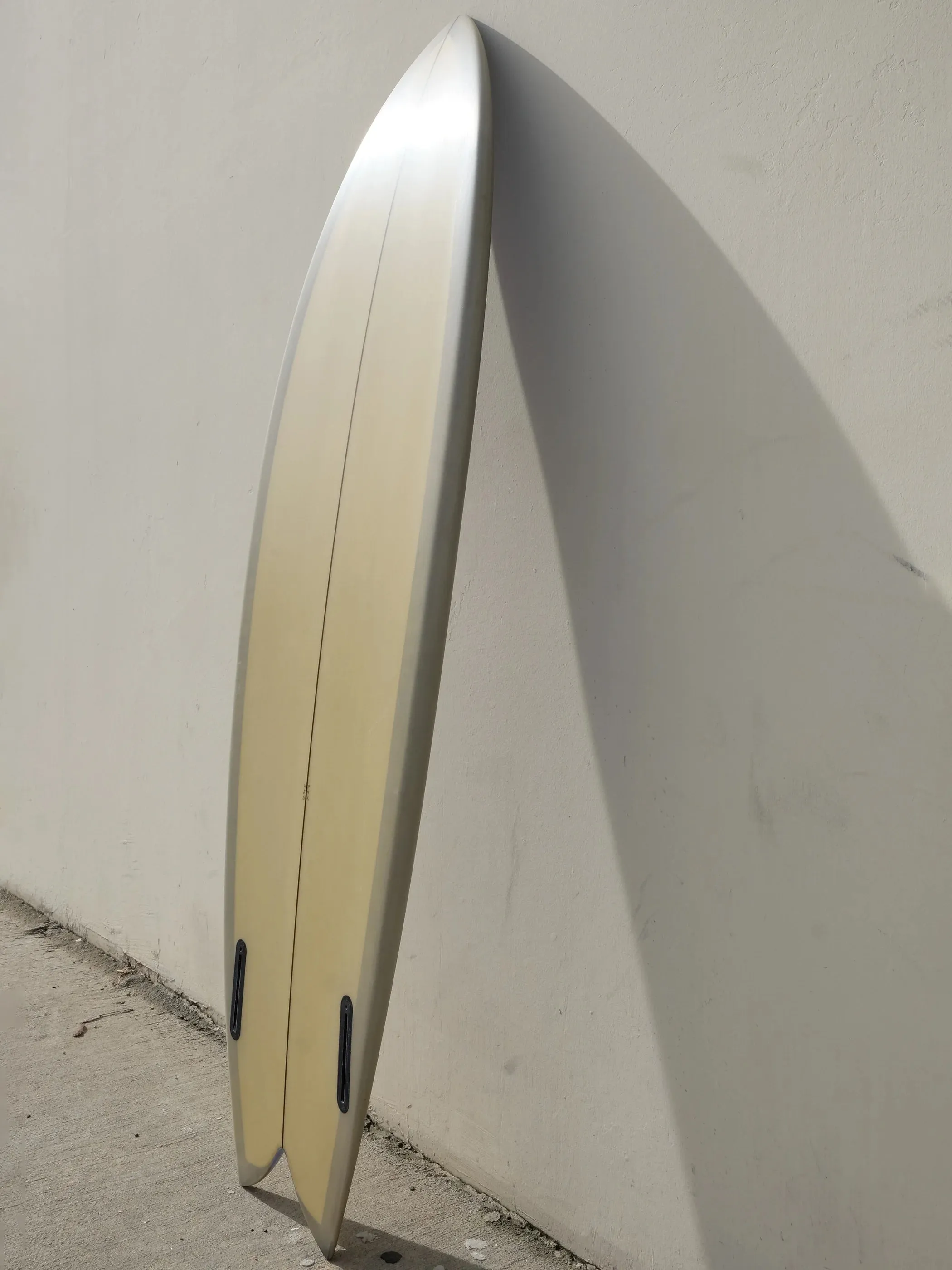 Love Machine | 5'9" Wills Fish | Purple/Tan Surfboard