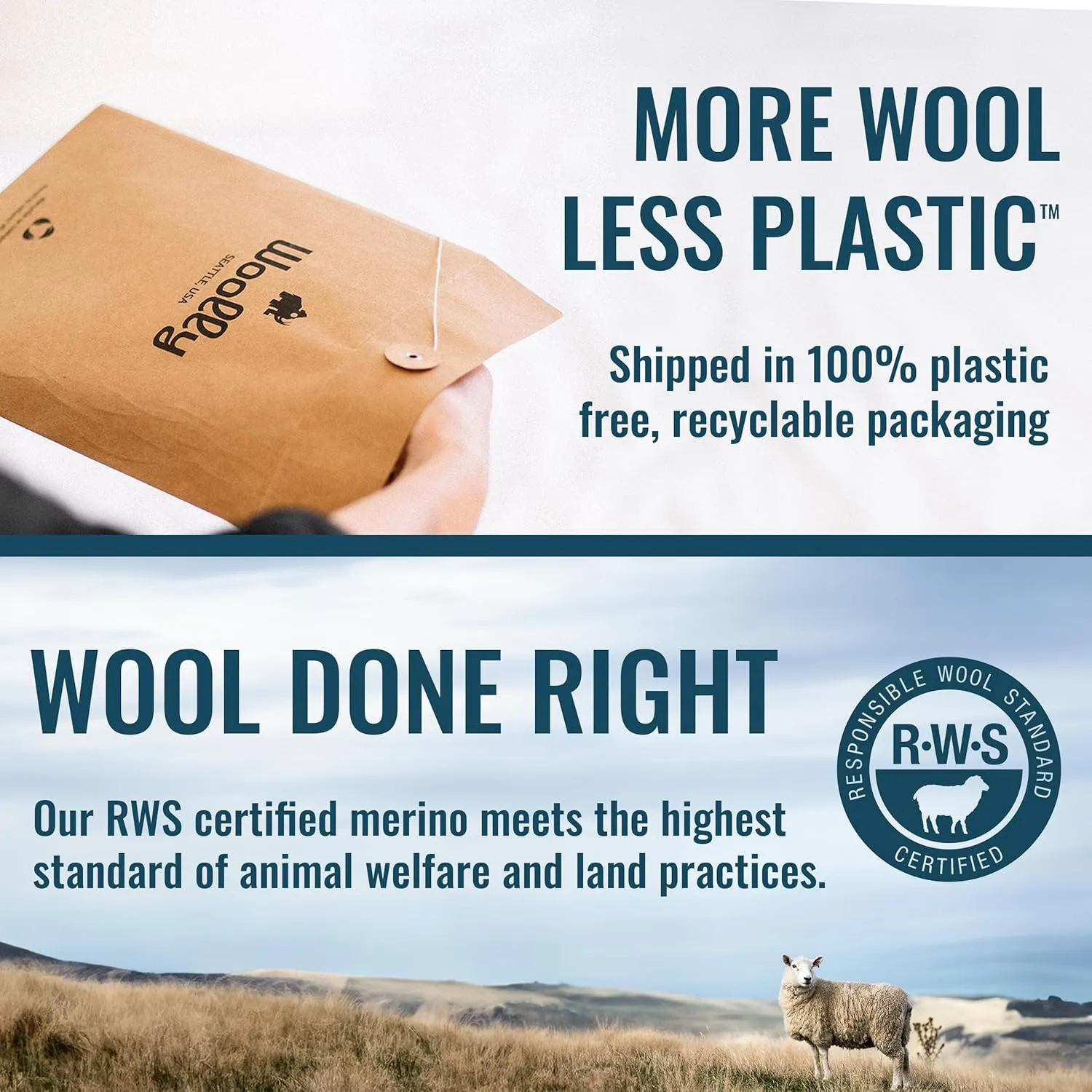 Men's Merino Joggers by Woolly | RWS Certified | Warm, Soft, Seattle Designed