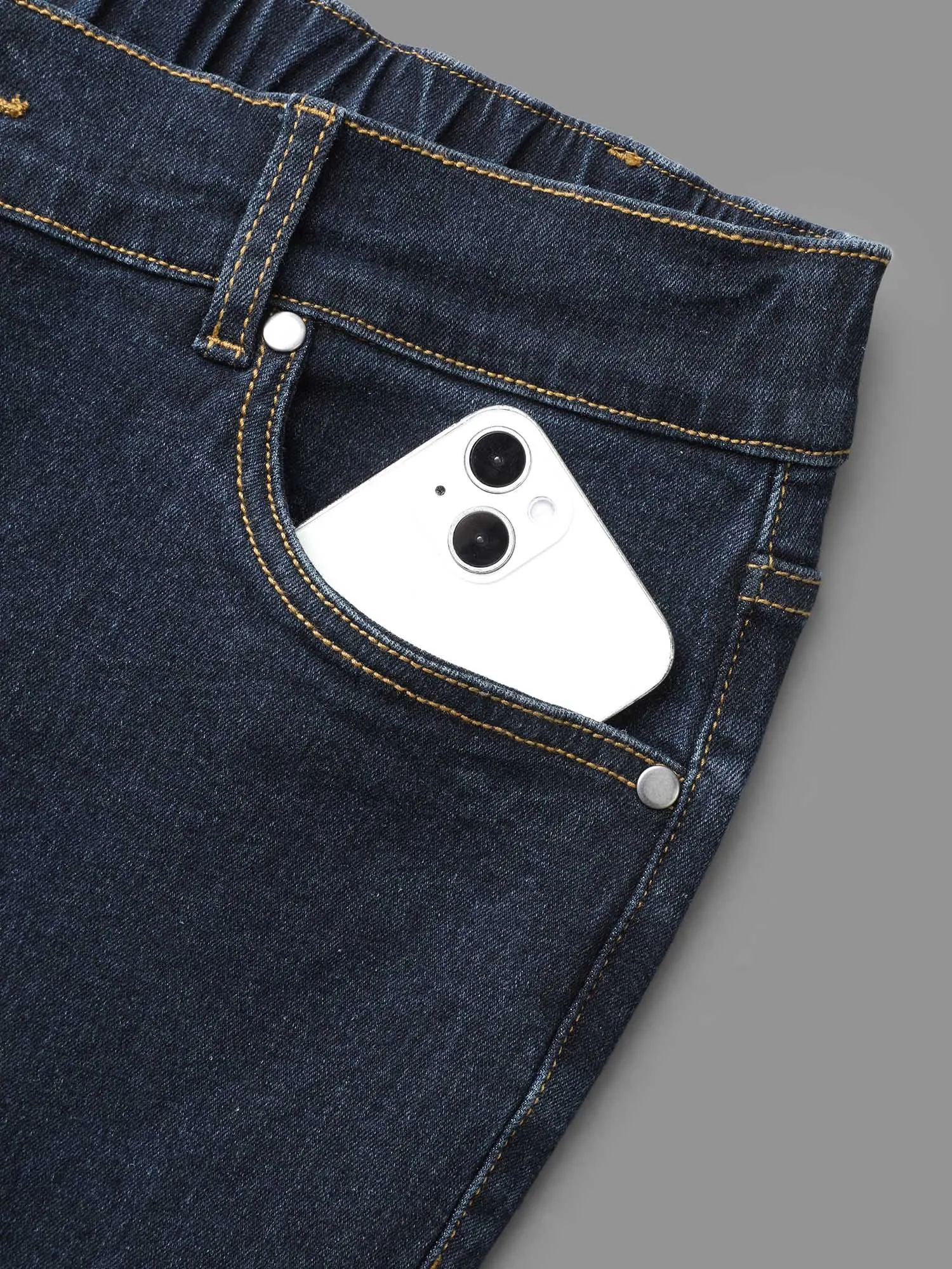 Mid Rise Stretchy Bootcut Jeans