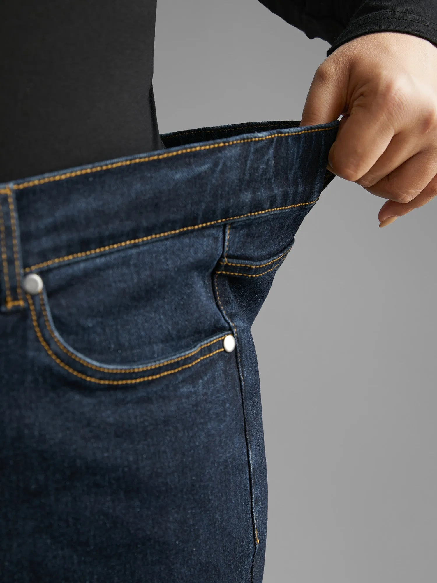 Mid Rise Stretchy Bootcut Jeans