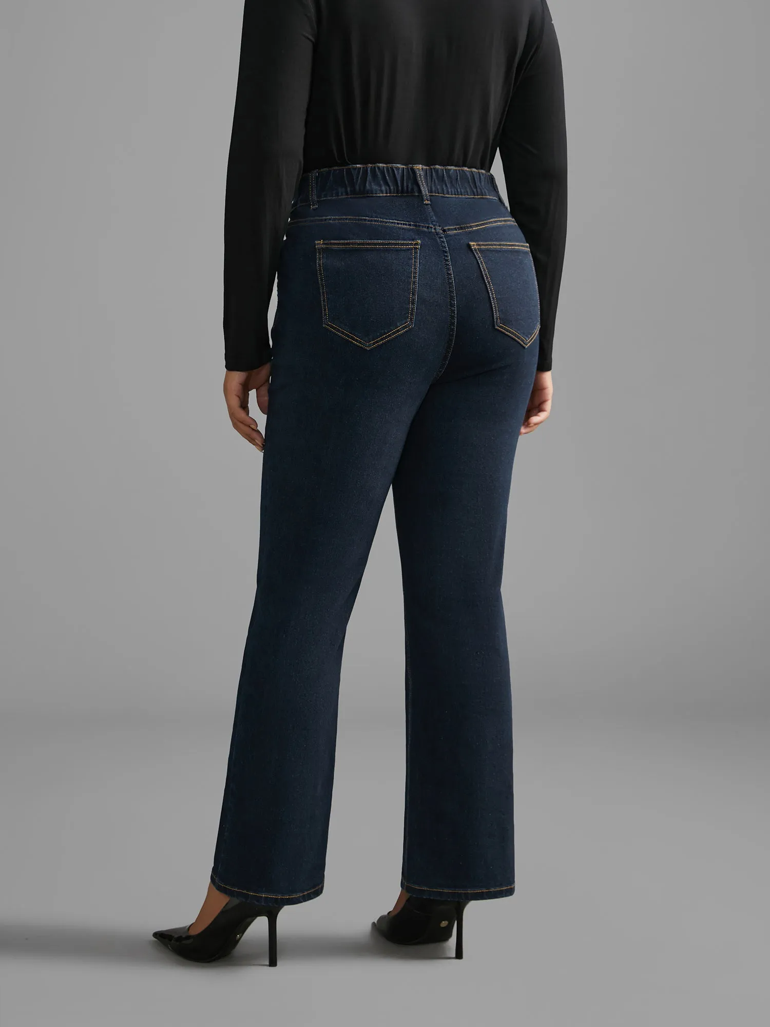 Mid Rise Stretchy Bootcut Jeans