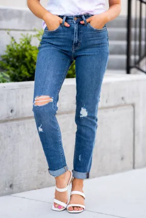 Moon Legend Stretchy Mom Jeans