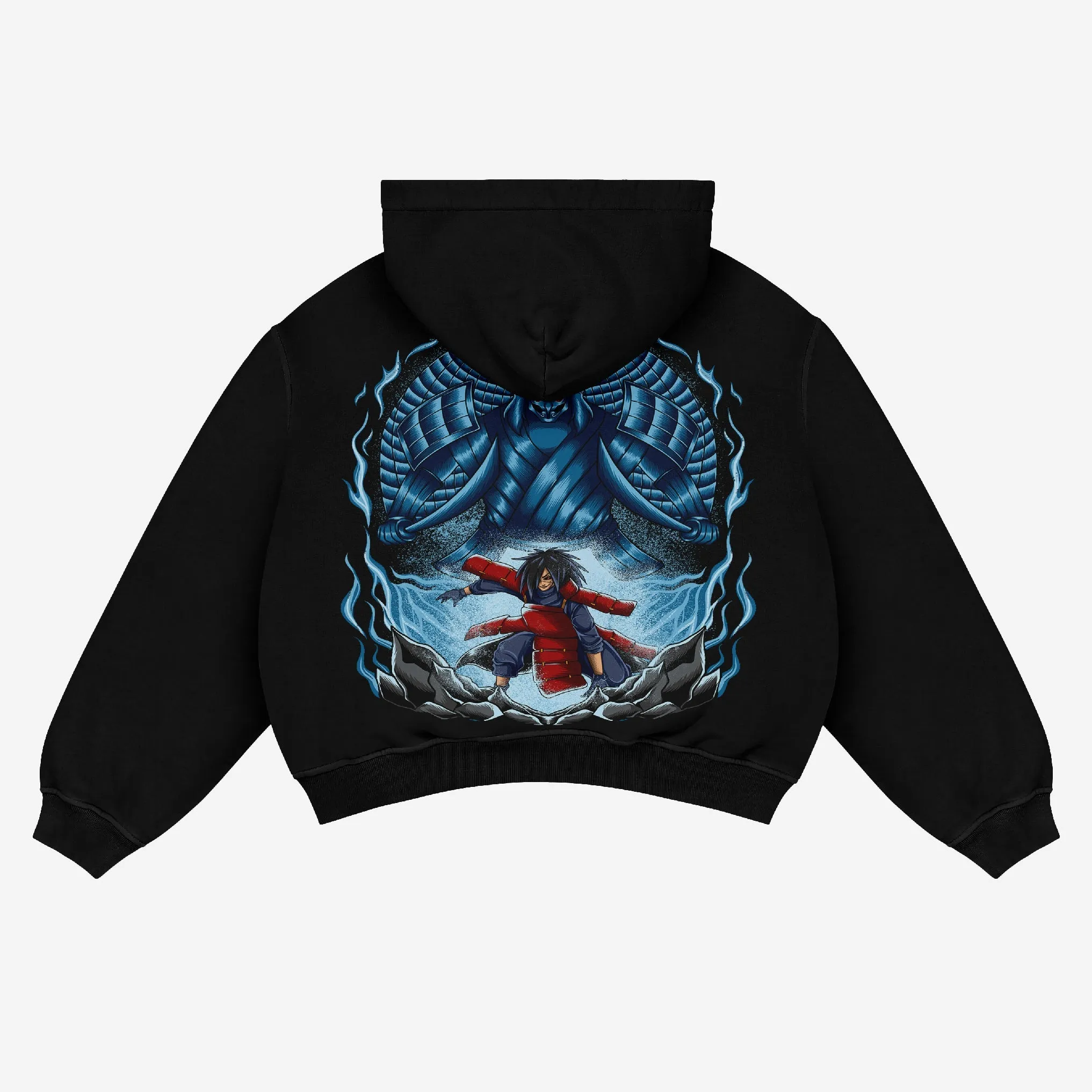 Naruto Madara Uchiha Susanoo Anime Hoodie - Unleash the Power of the Uchiha Clan