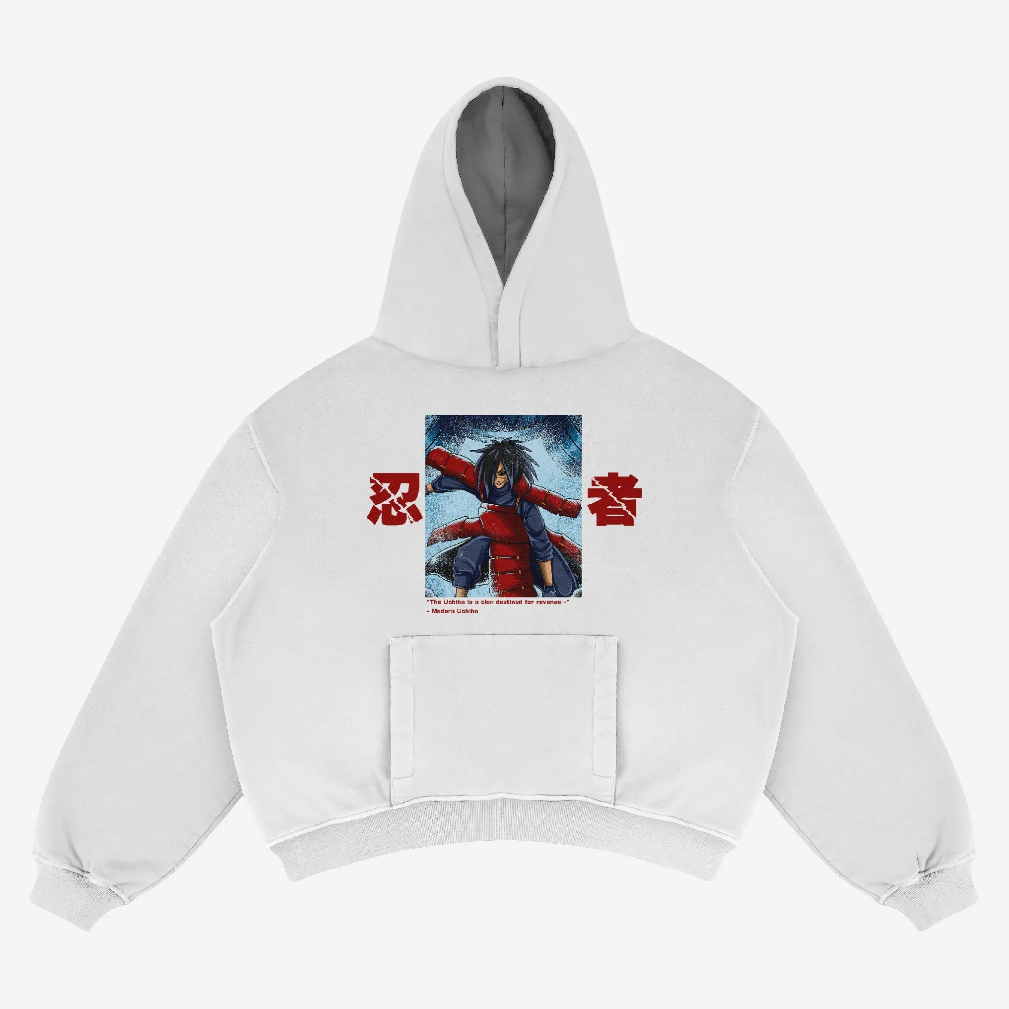 Naruto Madara Uchiha Susanoo Anime Hoodie - Unleash the Power of the Uchiha Clan