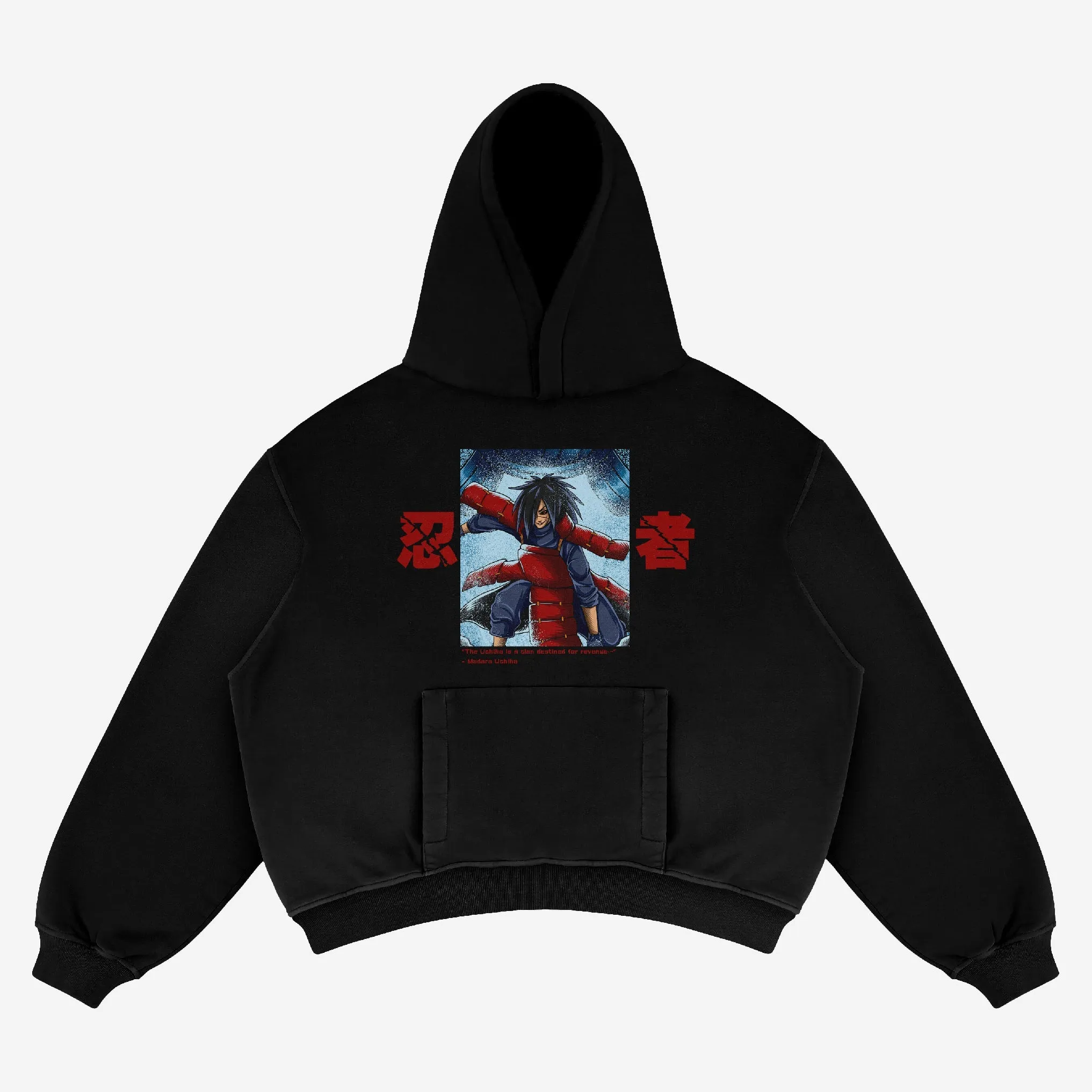 Naruto Madara Uchiha Susanoo Anime Hoodie - Unleash the Power of the Uchiha Clan