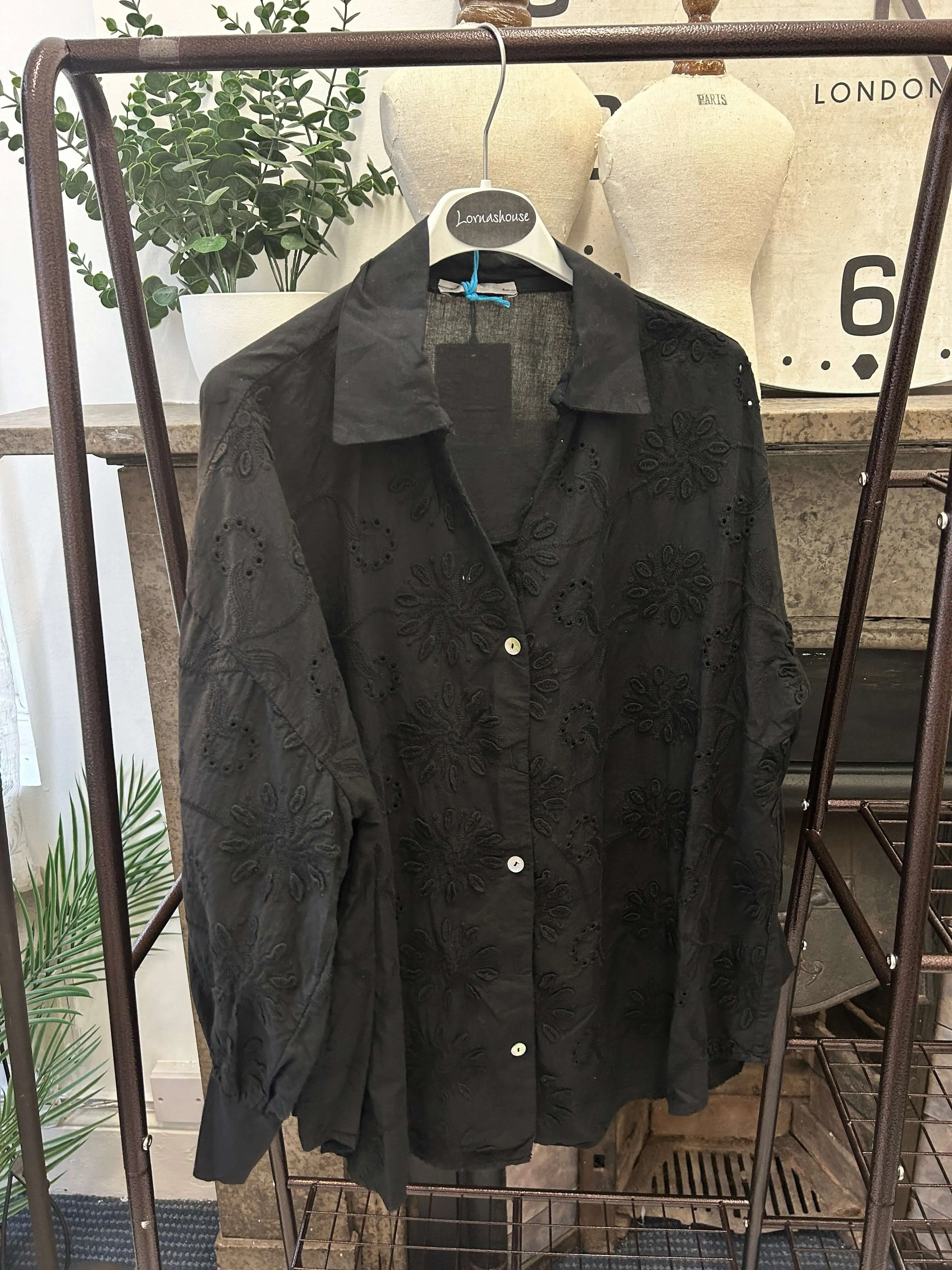 Patricia Embroidered Cotton Blouse