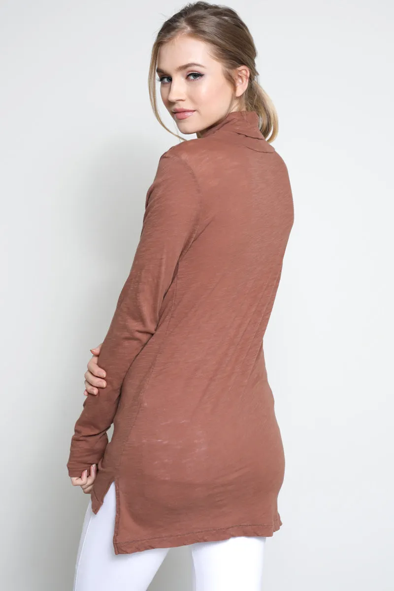 Perri Turtleneck in Mocha