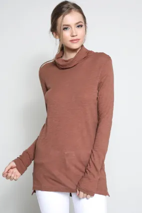 Perri Turtleneck in Mocha
