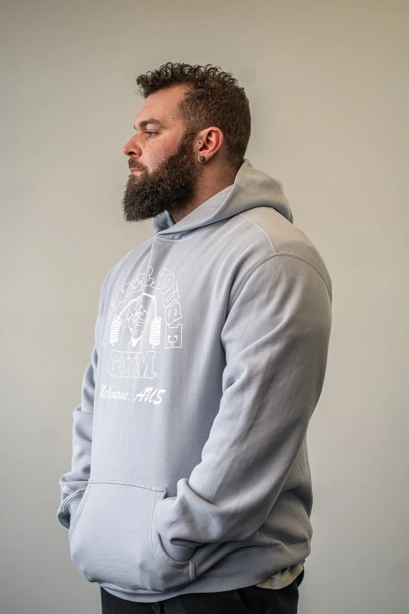 Relaxed Hoodie - Faded Powder (blue)