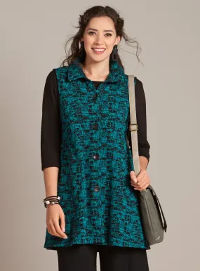 Reversible Crosshatch Vest