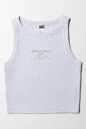 Rib Vest Grey