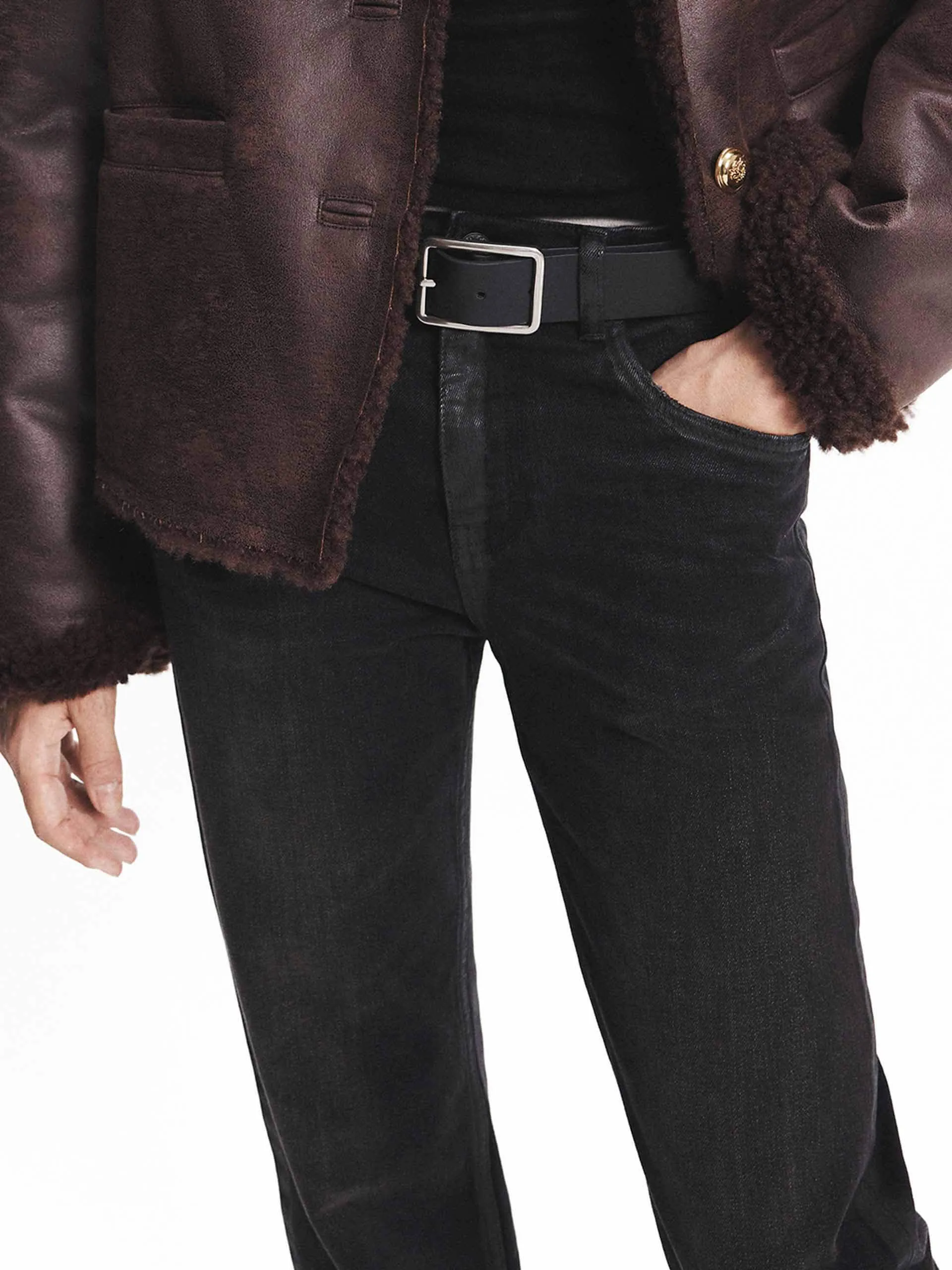 Slightly Stretchy Ankle Jeans