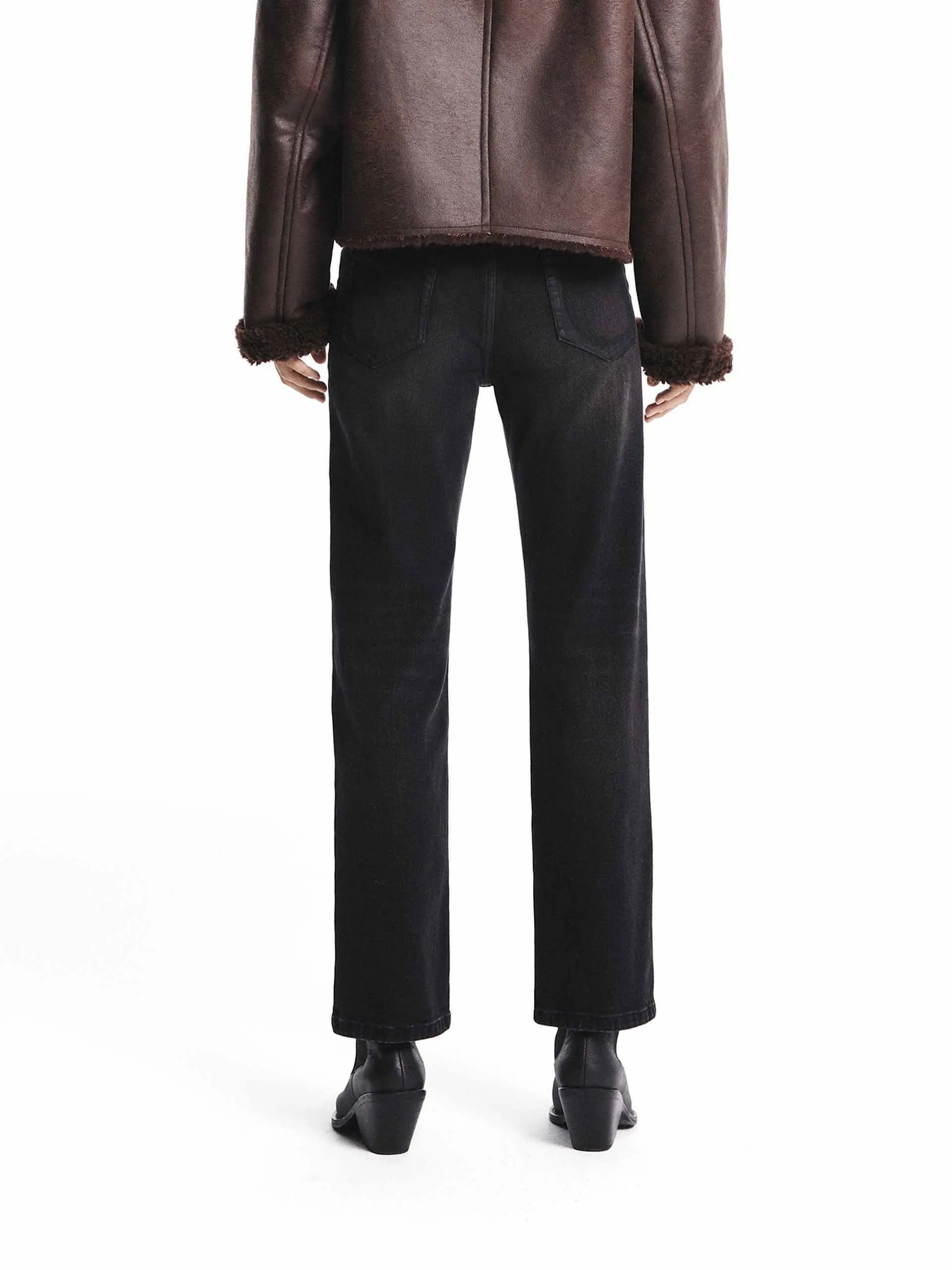 Slightly Stretchy Ankle Jeans