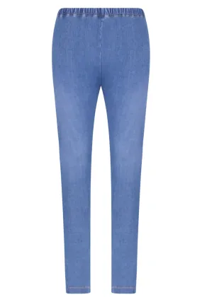 STRETCH DENIM LEGGING | INDIGO