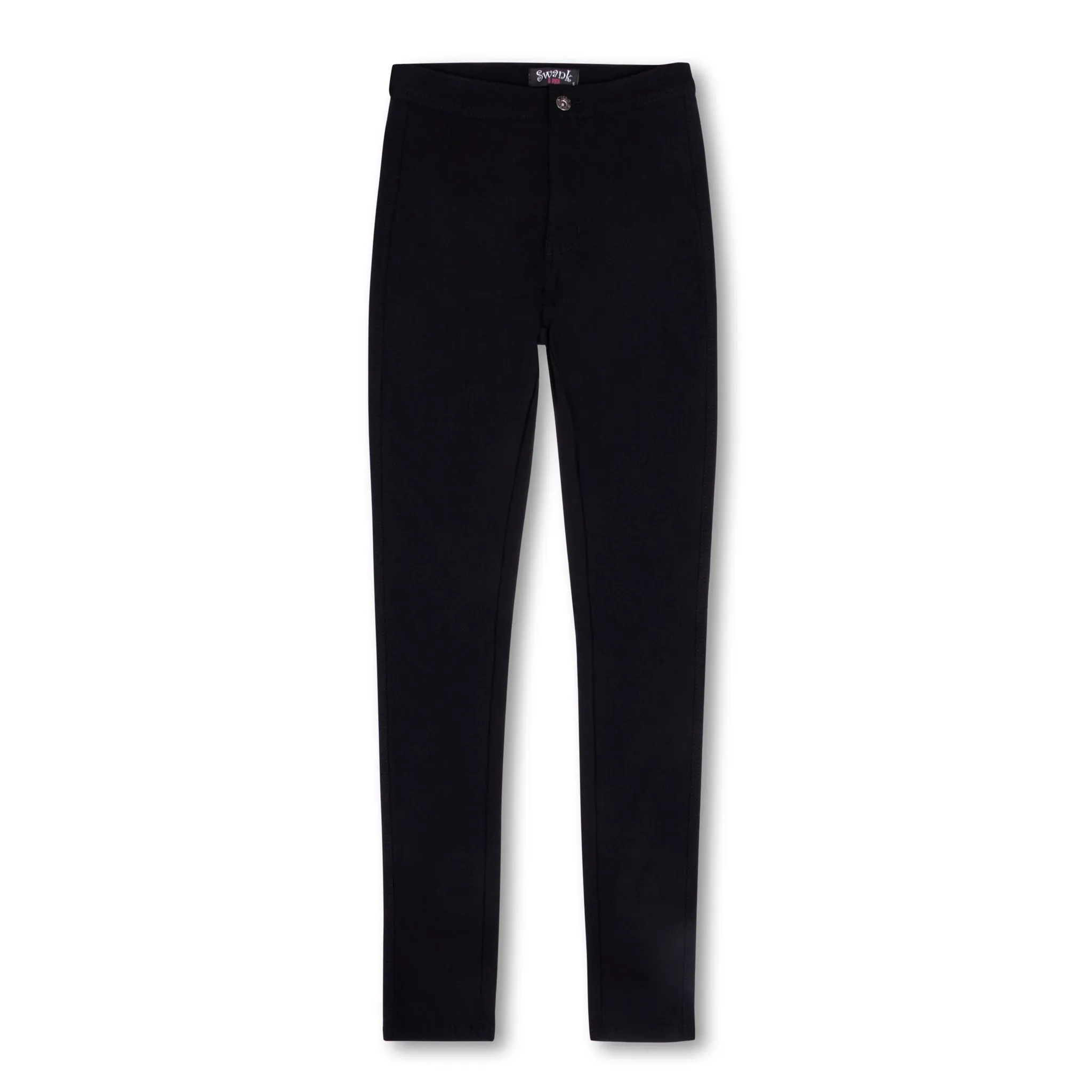 Super Swank High Waist Stretchy Jeans - Black