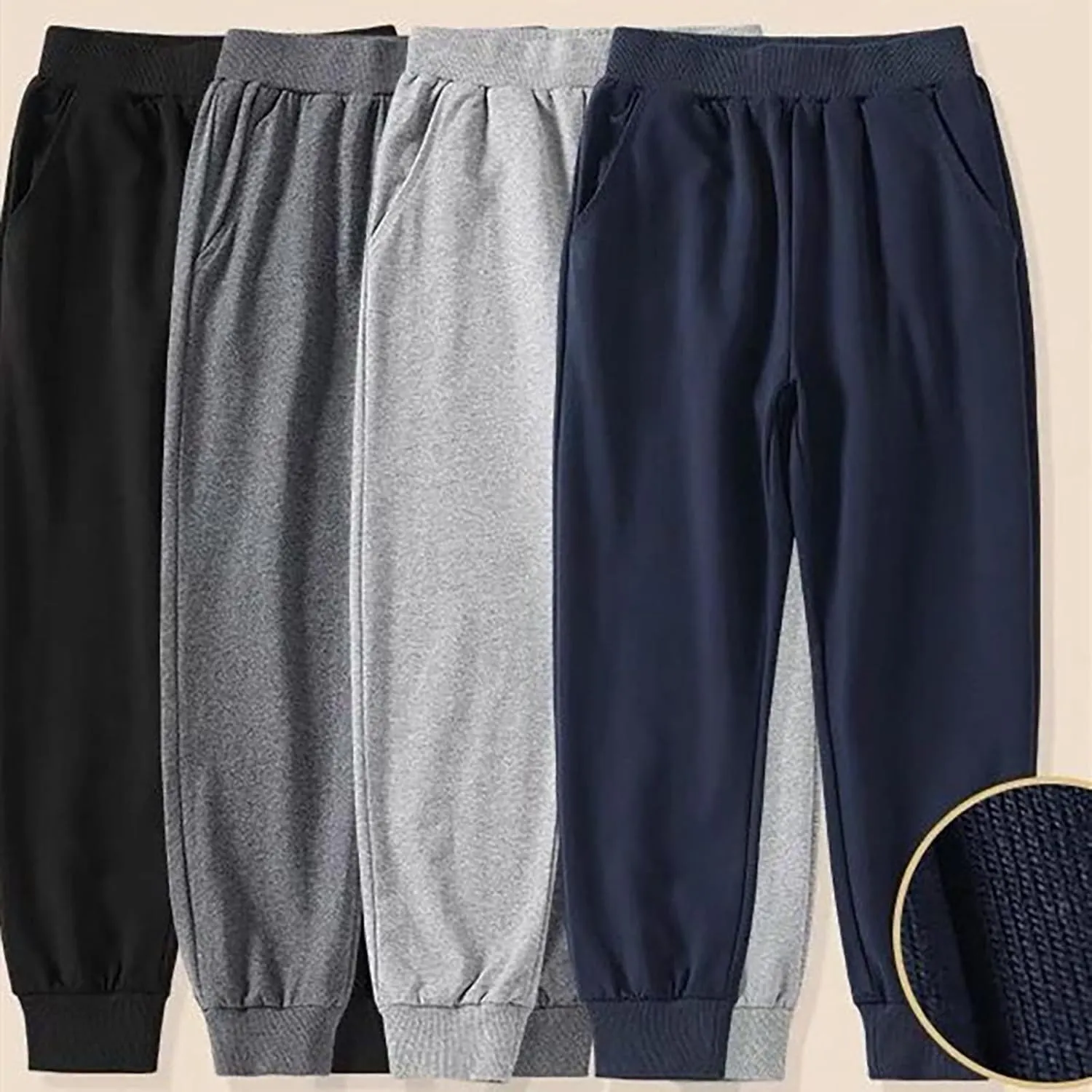 Sweatpants for Kids Boys Girls High Wasit 𝗗rawstring Solid Color Joggers Wide Leg Pants School Soft Athletic Trousers