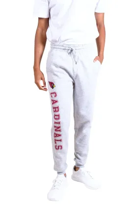 Ultra Game NFL Official Adults Super Soft Game Day Jogger Sweatpants - Unisex, Arizona Cardinals, Heather Gray|Arizona Cardinals