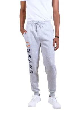 Ultra Game NFL Official Adults Super Soft Game Day Jogger Sweatpants - Unisex, Chicago Bears, Heather Gray|Chicago Bears