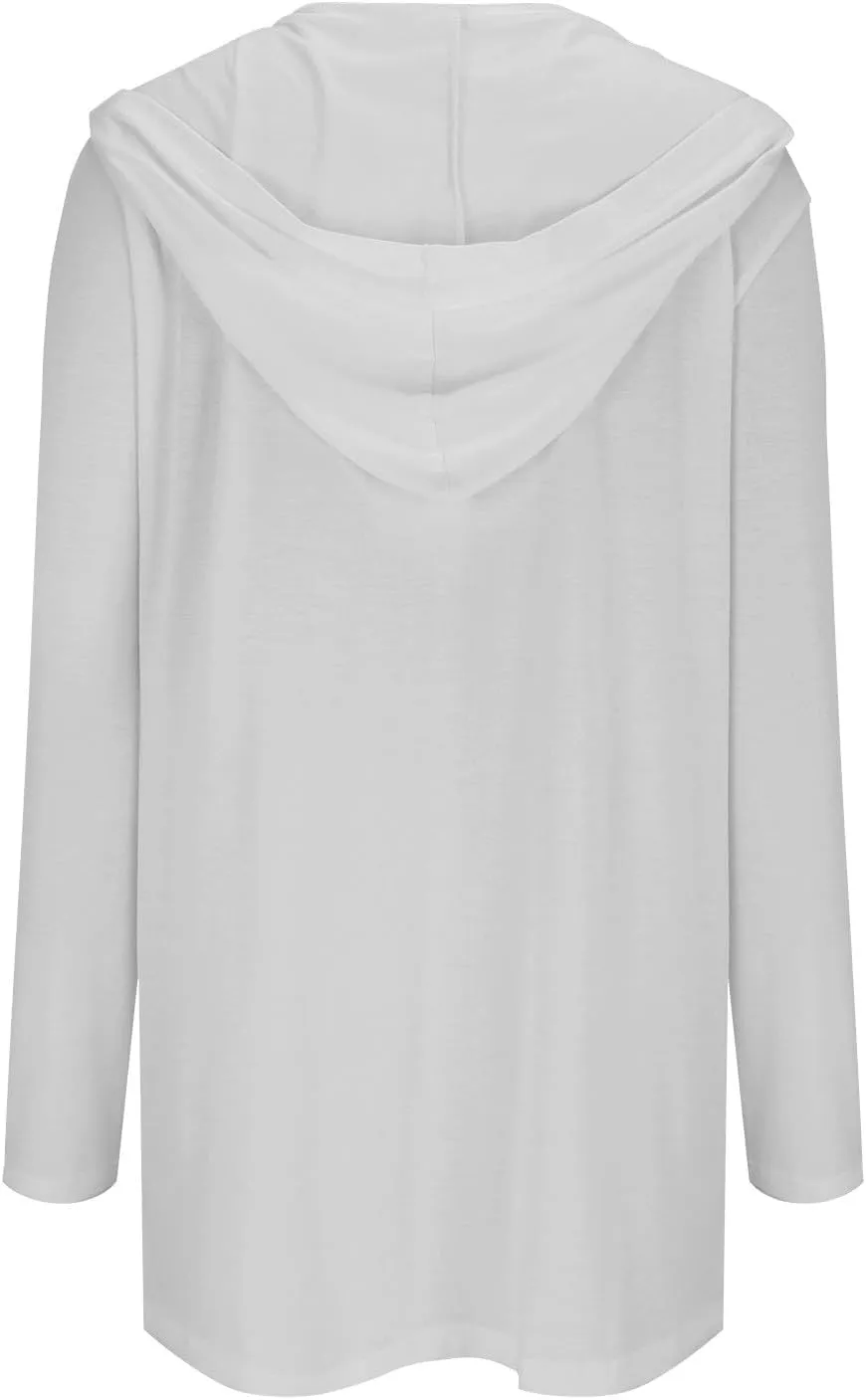 Womens Cardigans Summer Lightweight Long Sleeve with Pocket 2024 Plus Size Casual Trendy Thin Open Front Cardigan