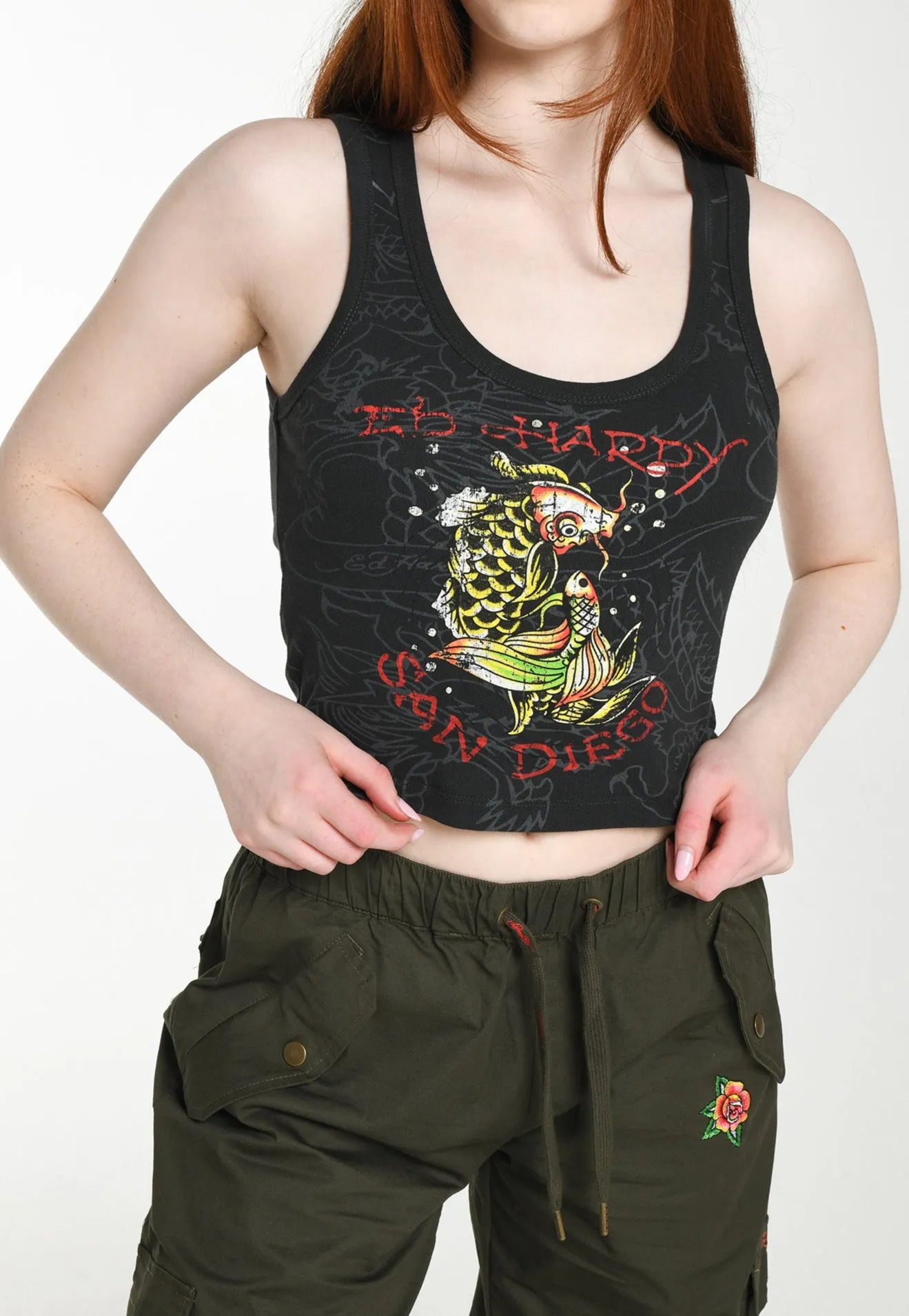 Womens San-Diego-Koi Vest - Charcoal