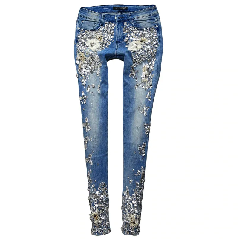 Women's Skinny Stretchy Denim Jeans