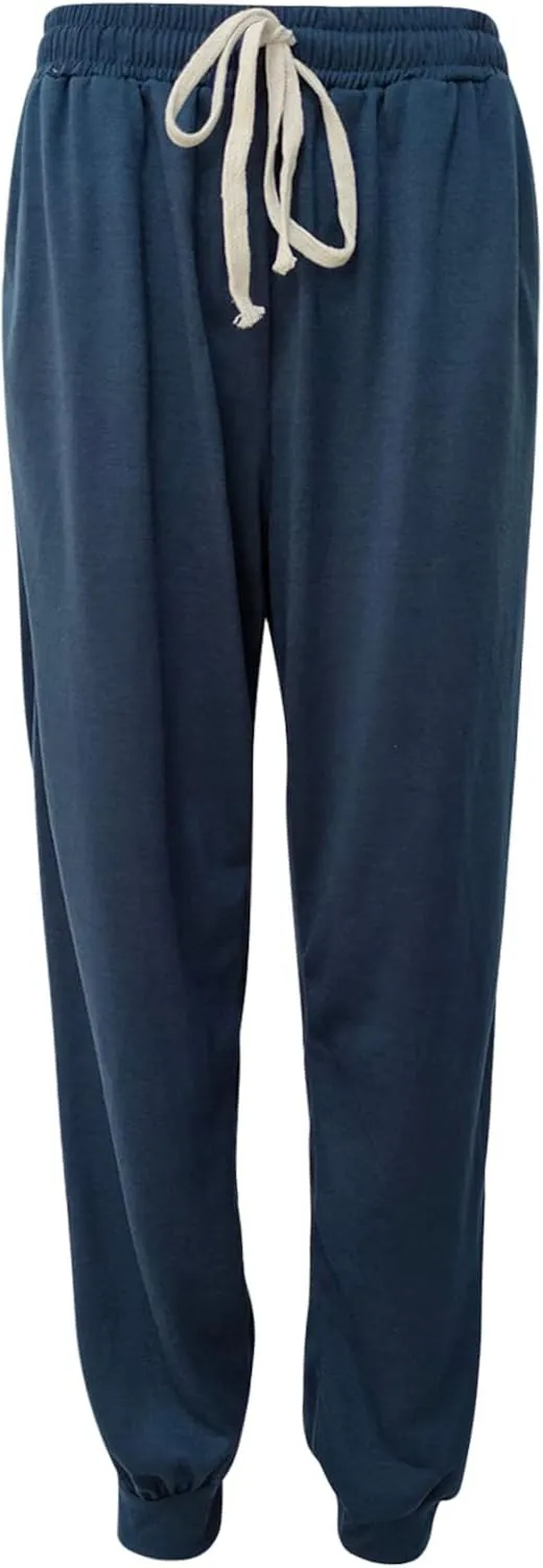 Womens Sweatpants with Pockets Track Joggers Drawstring Elastic Waist Pants Soft Jogger Sweatpants Lounge Pajama Pants