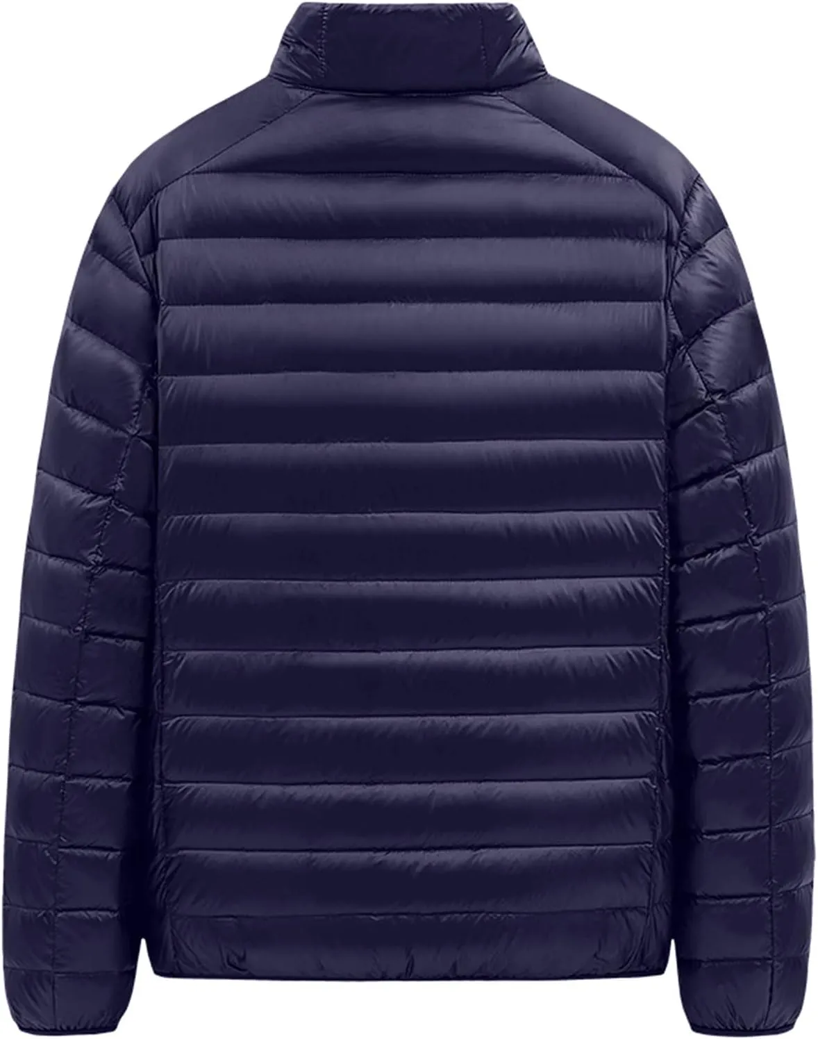 Ymosrh Mens Jackets Down Cotton Jacket Light and Thin Stand Collar Loose Large Casual Jacket